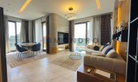 AL-2215, Möblierte 2+1-Wohnung direkt am Strand, 105 m², mit zwei Balkonen, Pools, Hamam und Kino, Kargicak