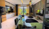 AL-2226, Duplex-Wohnung mit privatem Garten, 122 m², 2+1, möbliert, direkt am Strand mit Innenpool, Hamam, Spa und Kino, Kargicak