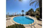 AL-2264, Panoramablick auf das Meer von der Terrasse aus – Unmöblierte 3+1-Wohnung mit 170 m² Wohnfläche und eigener Sauna, Tepe
