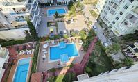 AL-2270, Nur 350 m vom Strand entfernt: Möblierte 2+1-Wohnung mit 115 m², verglastem Balkon, Blick auf den Pool und Fitnessraum, Mahmutlar