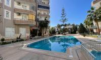 AL-2332, Balkone mit Meerblick, nur 50 m vom Ufer entfernt: Möblierte 2+1-Wohnung mit 115 m², Pool und 2 Bädern, Mahmutlar