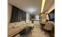 AL-2369, Möblierte 55 m² große 1+1-Wohnung im 6. Stock mit Hallenbad, Fitnessraum und Billardtisch, 250 m vom Meer entfernt, Mahmutlar