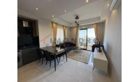 AL-2373, Offener Wohnbereich mit Meerblick im 10. Stock: Möblierte 95 m² große 2+1-Wohnung, zwei Bäder, 650 m bis zum Meer, Mahmutlar