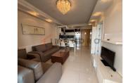 AL-2382, Wohnen im Aquapark Resort: Möblierte 70 m² große 1+1-Wohnung im 10. Stock mit Bowlingbahn, Kino und Hamam, Mahmutlar