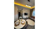 AL-2375, Modern eingerichtete, 58 m² große 1+1-Wohnung im 2. Stock mit Balkon und offenem Pool, 800 m vom Meer entfernt, Mahmutlar