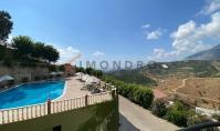 AL-2408, Duplex-Wohnung in einem Ferienresort am Hang mit Pool, Meer- und Bergblick – möblierte 125 m² große 2+1-Wohnung mit eigenem Parkplatz, Kargicak