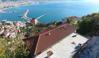AL-313-2, Berg-Panorama-Villa (4 Zimmer, 2 Bäder) mit Blick auf das Mittelmeer und Balkon in Alanya-Zentrum
