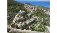 AL-521-7, Seniorenfreundliche Wohnung (3 Zimmer, 2 Bäder) mit Blick auf das Mittelmeer und Berg-Panorama in Alanya-Kargicak
